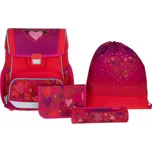 Herlitz Školní aktovka Loop Srdce 4d. set