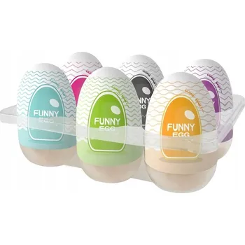 LOLO sada 6ti masturbačních vajíček různých tvarů