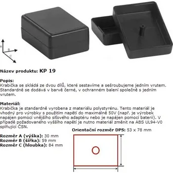 Dárková krabička Krabička KP 19