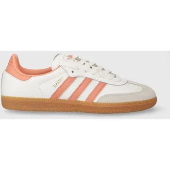 Pánská obuv Kožené tenisky adidas Originals SAMBA OG bílá barva, IG5932, 39 1/3, 00X