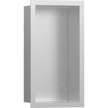 XtraStoris Individual - výklenek do stěny s designovým rámem 300/150/100, kartáčovaná nerez 56094800