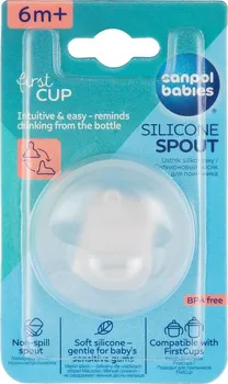 Savička Canpol babies FirstCup náhradní silikonové pítko pro hrnečky 6+m 1 ks
