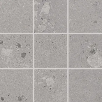 Obklad Castone Ash - dlaždice rektifikovaná 9,8x9,8 šedá DAK11857