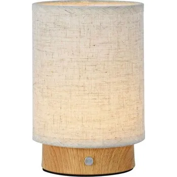 Lampička Stolní LED lampička nabíjecí 3W, 110lm, látková, 3000K