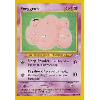 Sběratelská karetní hra Pokémon NDE 064/105 Exeggcute - Neo Destiny Stav: Good