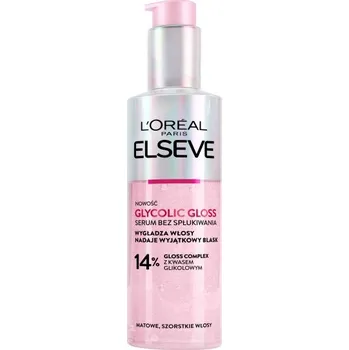 Kosmetika L'Oréal Paris, Elseve Glycolic Gloss bezoplachové sérum pro drsné a matné vlasy 150ml