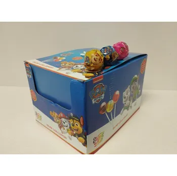 Bonbon Paw Patrol se žvýkačkou (příchuť cola, jahoda, citron) 15 g 100 ks
