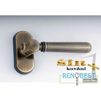 Okenní klika ŠÍR KOVÁNÍ Okenní kování DÁŠA pro Eurookno a balkónové Eurodveře bronz