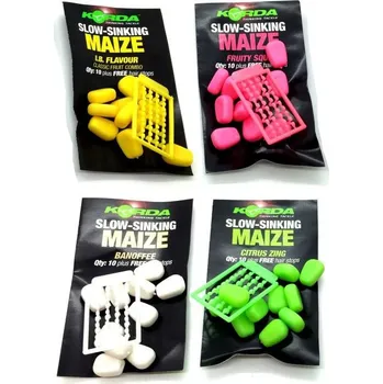 Umělá nástraha Korda umělá kukuřice Slow Sinking Maize 10 ks Varianta: Citrus Zing - zelená (citrusové plody) (KPB01)
