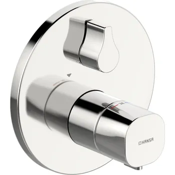 Vodovodní baterie Hansaliving - termostatická podomítková vanová baterie, vrchní sada, vakuová pojistka 81143552