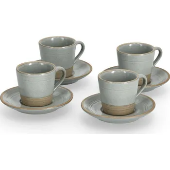 Zeller Sada šálků na espresso z kameniny, 60 ml