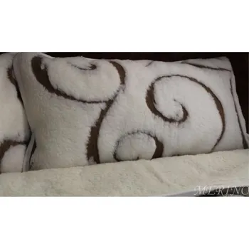 Polštář Vlněný polštář Tumbler - Aureo hnědá 50 x 60 cm