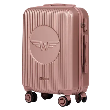 WINGS Swallow kufr S - Rose gold 38 l TSA