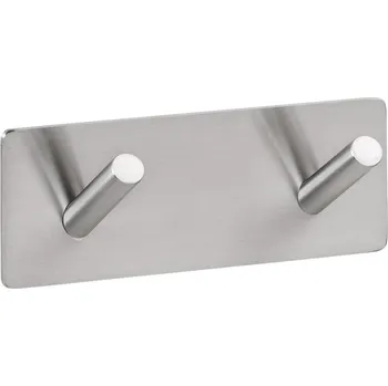 Věšák Easy - věšák se 2 háčky, mat, k nalepení 163106275