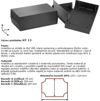 Dárková krabička Krabička KP 13