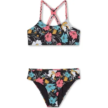 Dívčí plavky Dětské Dvoudílné plavky O'NEILL MIX AND MATCH TROPICS BIKINI 3800062-39095 – Černá 176