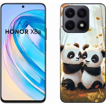 Pouzdro na mobilní telefon Gelový kryt mmCase na Honor X8a - pandy