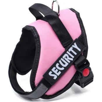 Postroj pro psa Vsepropejska Security bezpečný postroj pro psa | 51 – 115 cm Barva: Růžová, Obvod hrudníku: 51 - 66 cm