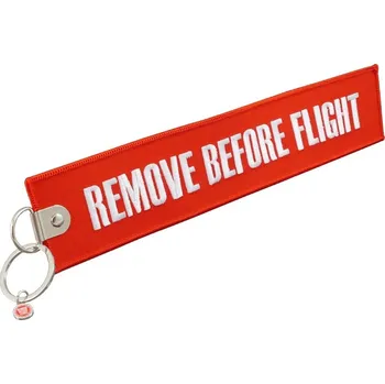 Klíčenka REMOVE BEFORE FLIGHT XL červená