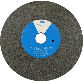 Brusný kotouč Tyrolit T421590 | Brusný kotouč plochý 250x32x32 mm, 96A60N7V40 (Z60)