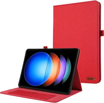Pouzdro na tablet VSECHNONAMOBIL 74071 FABRIC Zaklápěcí kryt pro Xiaomi Pad 6S Pro červený