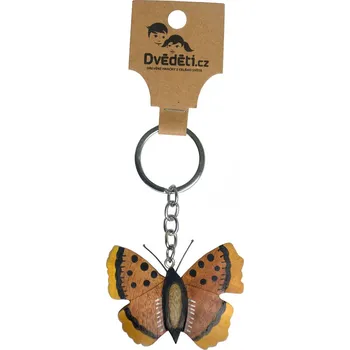 2Kids Toys Dřevěná klíčenka velká Motýl