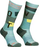 Dámské ponožky Ortovox FREERIDE LONG SOCKS COZY - světle modrá 35/38