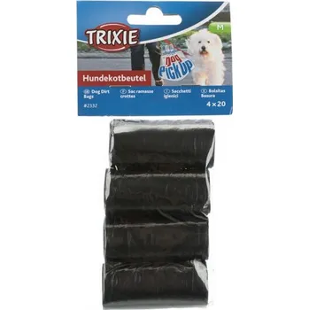 sáček na exkrement Náhradní sáčky na trus (4 role á 20 černých sáčků)