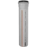 Trubka odpadní hrdlová Osma HTEM 160 x 3,1 x 3000 mm šedá