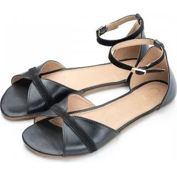 Dámské sandále Shapen barefoot sandálky Petal regular black 42