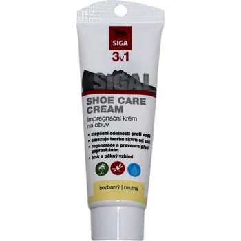 Přípravek pro údržbu obuvi Sigal Impregnační krém na obuv - bezbarvý