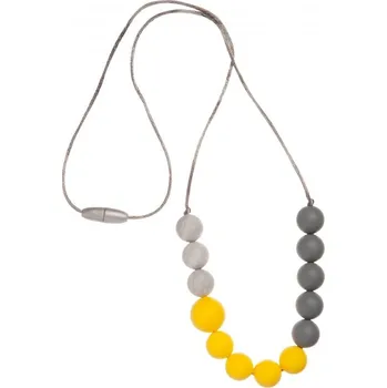 Hračka pro kojence Kousací korále Giallo Marble