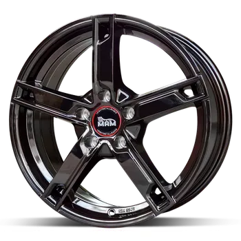 Disk Alu disk MAM W4 FullBlack 6,5x16 4x108 ET20 černý