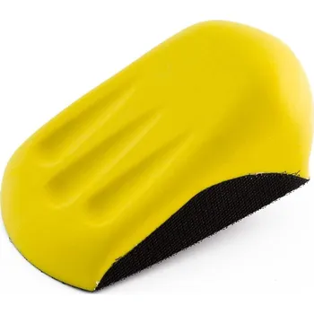 Brusný papír SMIRDEX 967 brusná podložka - brusný blok na suchý zip, žlutý na kotouče 125mm