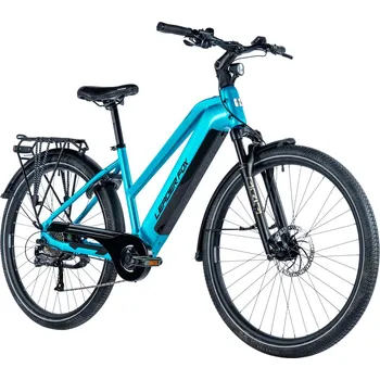 Elektrokolo Dámské trekingové elektrokolo Leader Fox SANDY 28", 2024, blue light Velikost: 18"