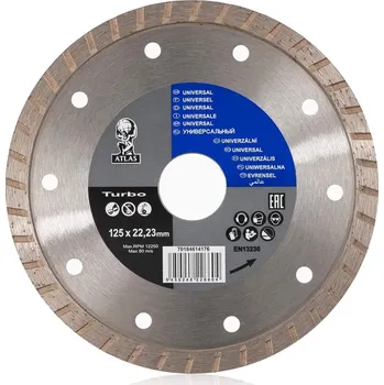 Řezný kotouč Atlas 916 diamantový kotouč turbo 125 x 2,2 x 22,23mm