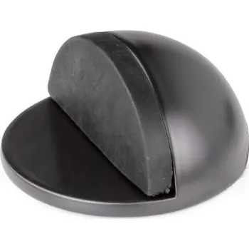 Dveřní kování Interex design Samolepicí dveřní zarážka 44 mm LUTTO / Černá matná