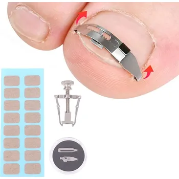 Sada na léčbu zarostlého nehtu s nástroji na pedikúru