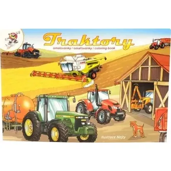 omalovánky Arka Omalovánky A5 LUX Traktory