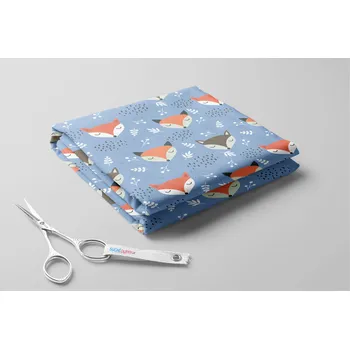 Microfibra, Spící lišky Barva: Modrá