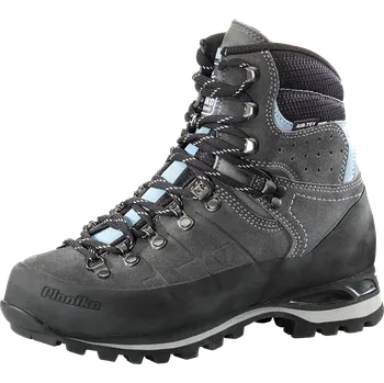 Dámská treková obuv Planika Jalovec Lady Air-Tex šedá/blankytná grey/light blue Barva: šedá / blankytně modrá / černá, Velikost: 7,5