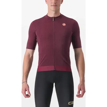 cyklistický dres Dres CASTELLI Essenza bordeaux L