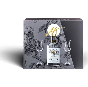 Pálenka Anton Kaapl Hruškovice Williams 47% 0,5 l (dárkové balení 2 sklenice)