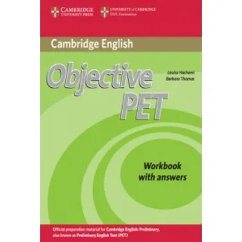 Cizí jazyk Cambridge Objective Pet Workbook with Answers – Louise Hashemi,Barbara Thomas (EN)