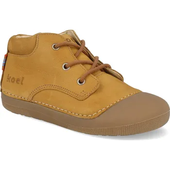 Barefoot dětské kotníkové boty Koel - Avery Leather Cognac hnědé Velikost: 21