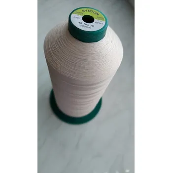 Nit Nitě SYNTON 40 návin 5000 metrů - 3000 režná světlá