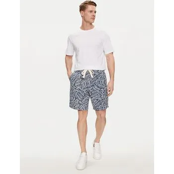 Pánské kraťasy United Colors Of Benetton Šortky z materiálu 4A5MU900L Modrá Regular Fit M