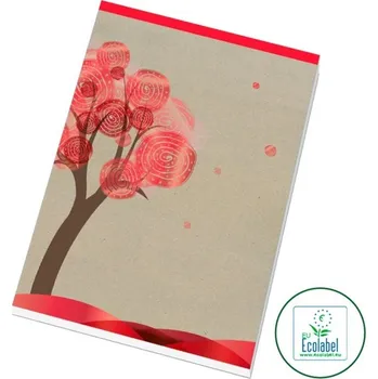 Sešit Blok A6 šitý Papírny Brno, linkovaný, 50 listů, eko