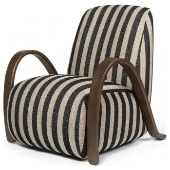Křeslo Buur Lounge Chair sand/black