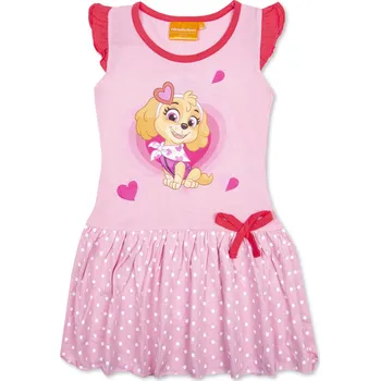 Dívčí oblečení Paw Patrol - Tlapková patrola -Licence Dívčí šaty - Paw Patrol 20, světle růžová Barva: Růžová, Velikost: 104